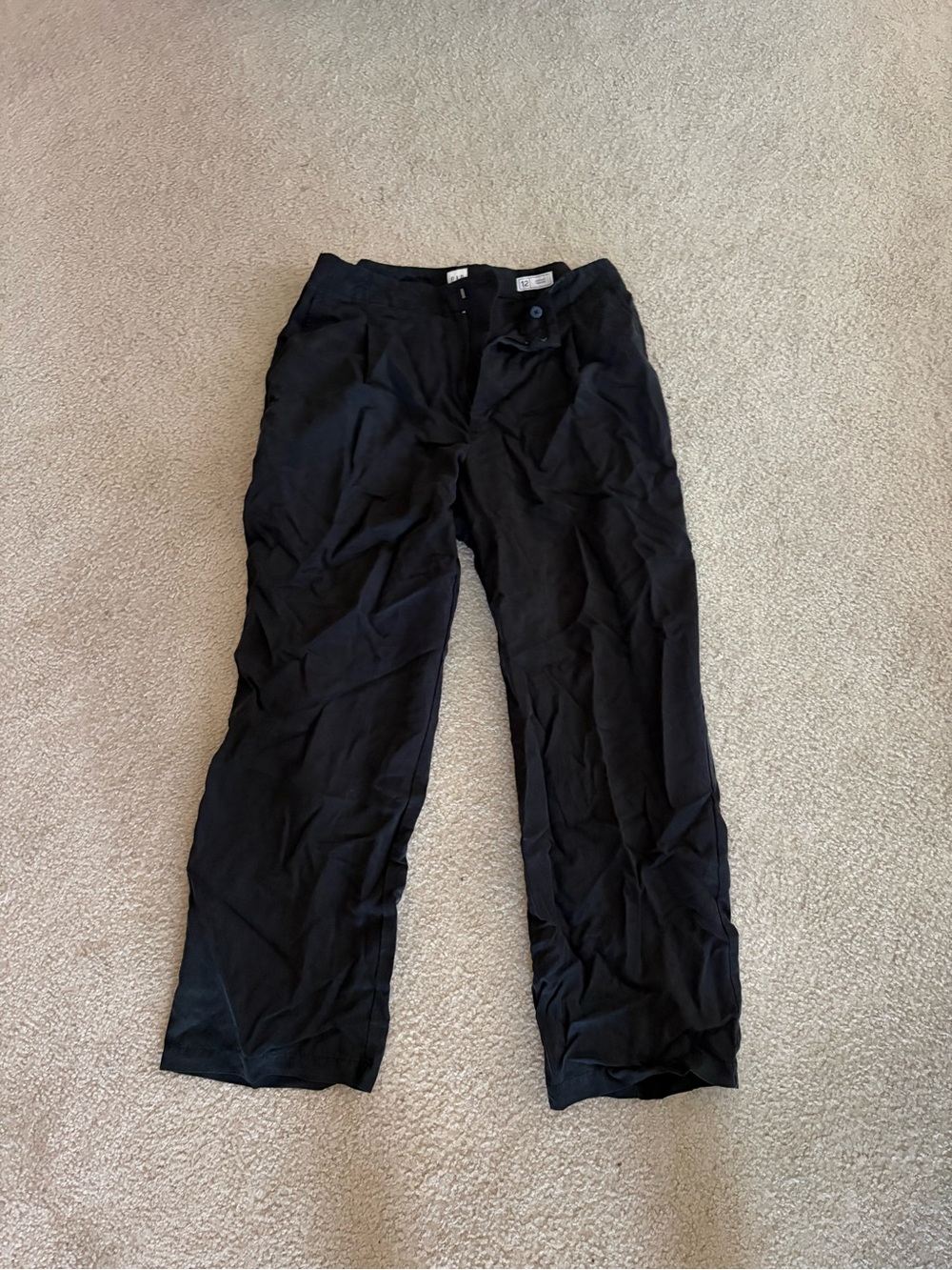 GAP Women’s Black Softsuit Trousers - Size 12